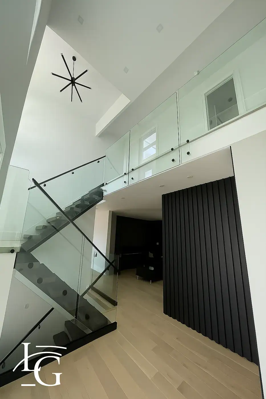 Oakville Custom Frameless Glass Railing Real Installation