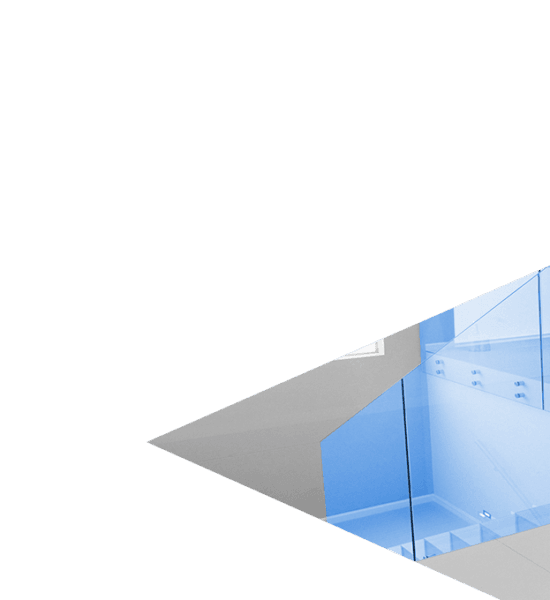 Interior and exterior glass Railing - LuxGlass