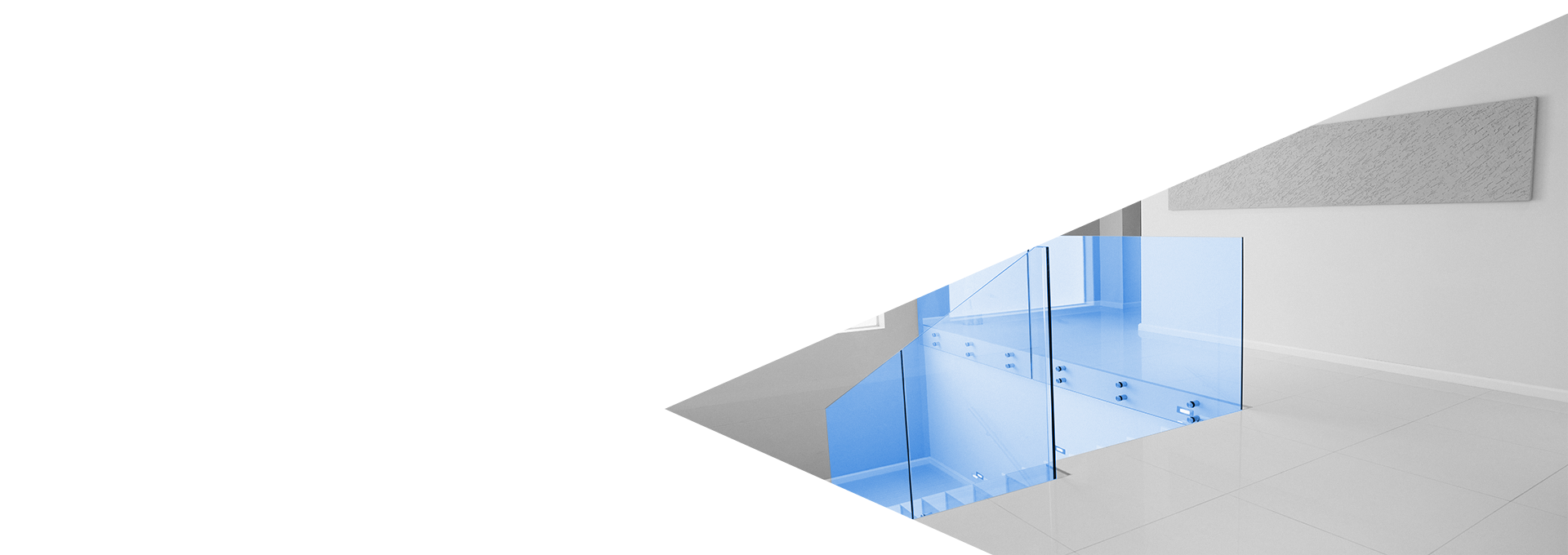 Interior and exterior glass Railing - LuxGlass
