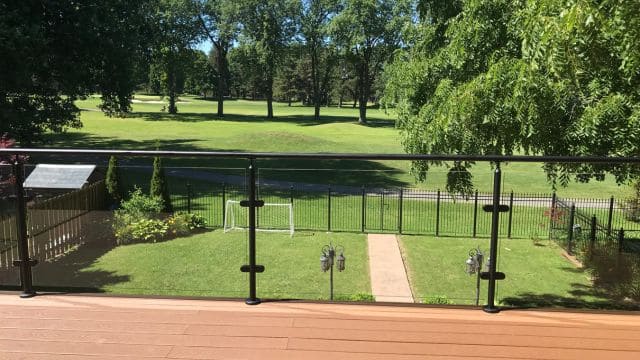 Modern Glass Deck Railings Installation in Toronto and The GTA