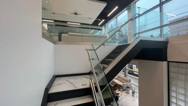 Quality Glass Staircase Railing Installation in Toronto and The GTA