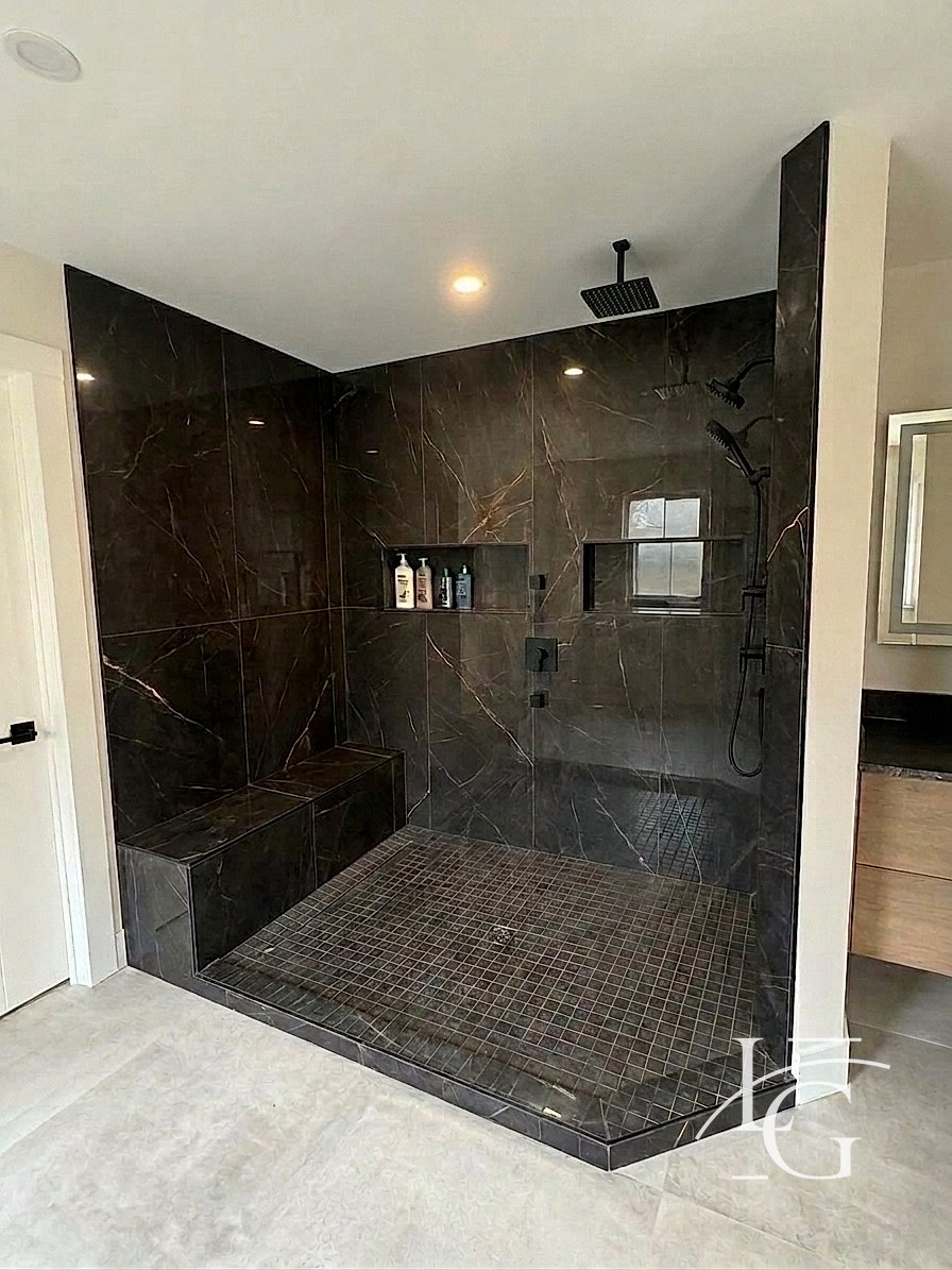Frameless Shower Enclosure Before Installation