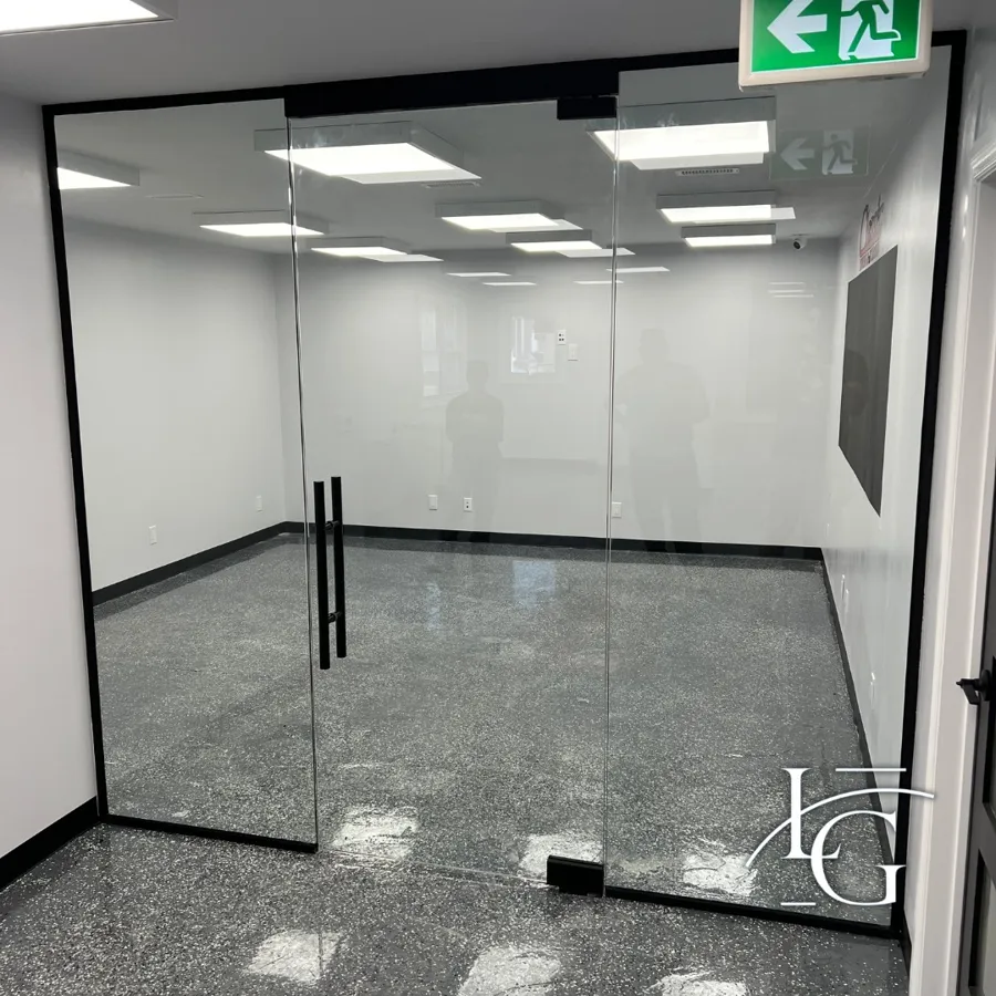 Glass partition installed by Lux Glass in Toronto
