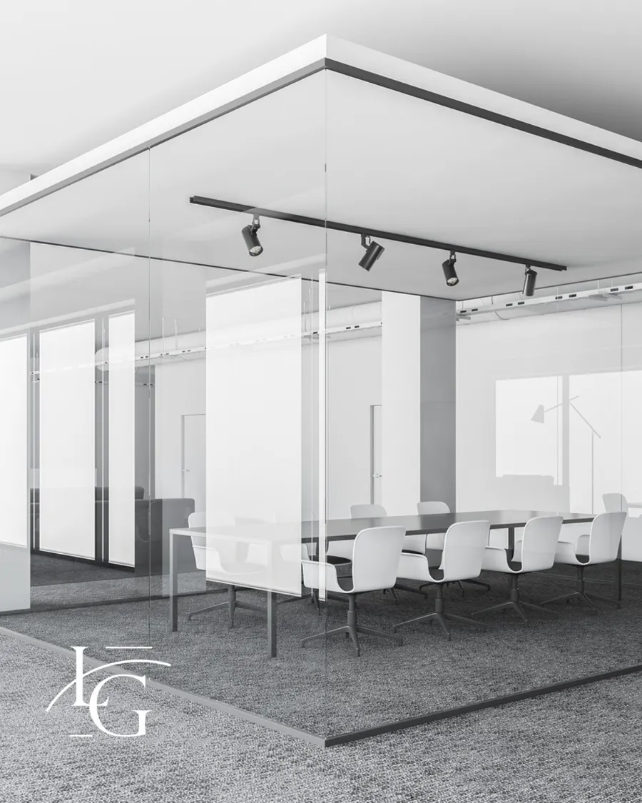 Glass partition installed by Lux Glass in Toronto