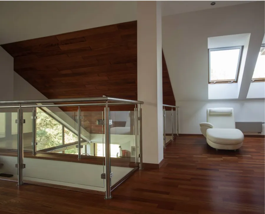 Glass railing installed by Lux Glass in Milton
